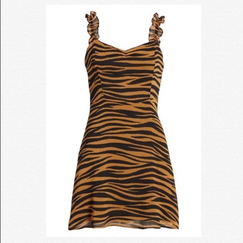 Nordstrom Mini Sun Dress Tiger Print
